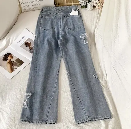 Calça Jeans PATCHWORK