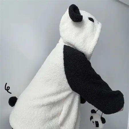 Casaco Felpudo de Panda